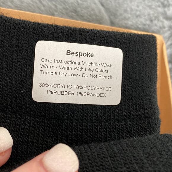 Bespoke 2 pack set knit cap boot socks tailored menswear gift new in box - Picture 6 of 6